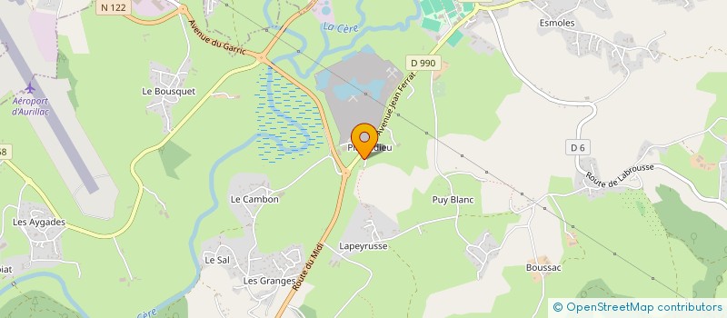 localisation de l'entreprise S.C. IMMOESBANS à ARPAJON-SUR-CERE