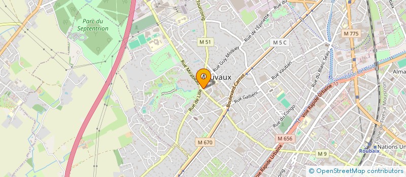 localisation de l'entreprise S..C INVEST à MOUVAUX