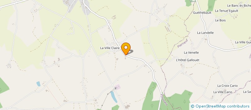 localisation de l'entreprise S C J H  PLOUVARA