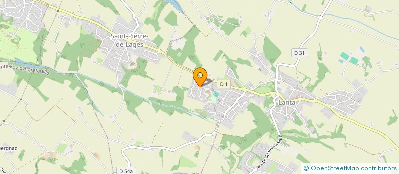 localisation de l'entreprise S.C.K.A.S.  SAINT-PIERRE-DE-LAGES