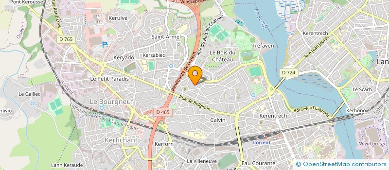 localisation de l'entreprise S.C. KOREICHI - MESSAGER  LORIENT