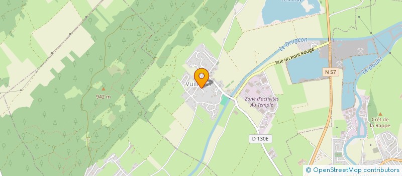 localisation de l'entreprise S.C.L  VUILLECIN