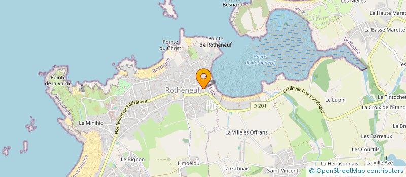 localisation de l'entreprise S.C.L. FINANCES à SAINT-MALO