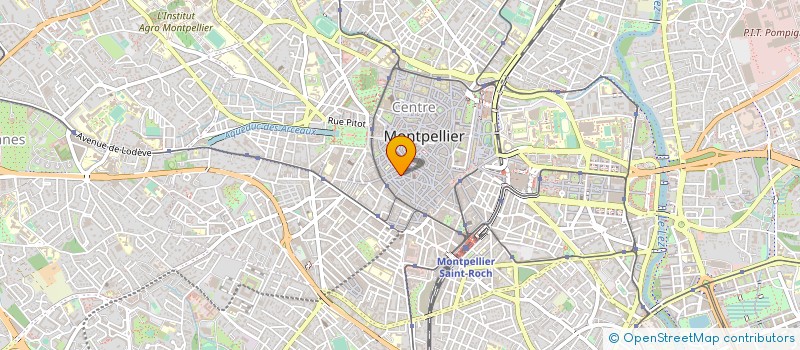 localisation de l'entreprise S.C.L.M. à MONTPELLIER