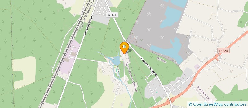 localisation de l'entreprise S.C. LAND  SAINT-VINCENT-DE-PAUL