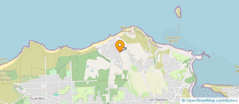 localisation de l'entreprise S.C. LE REFUGE  ERQUY