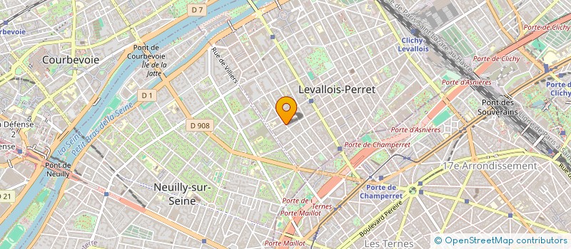 localisation de l'entreprise S&C LODGE à LEVALLOIS-PERRET