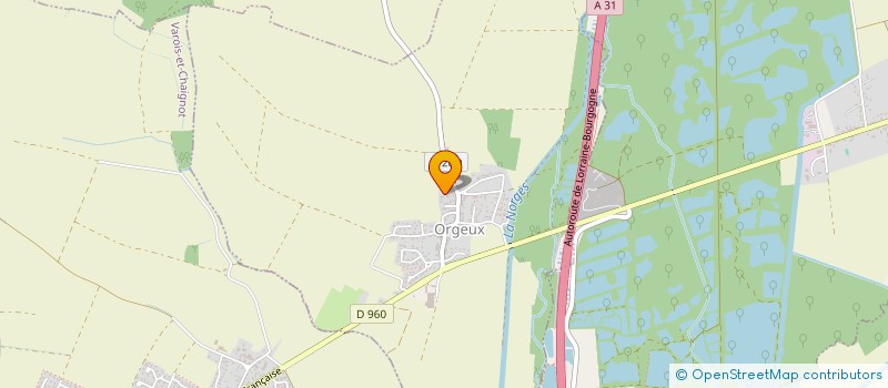 localisation de l'entreprise S.C. LORYSON  ORGEUX