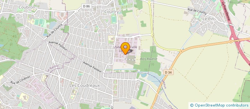 localisation de l'entreprise S C M  COURTRY