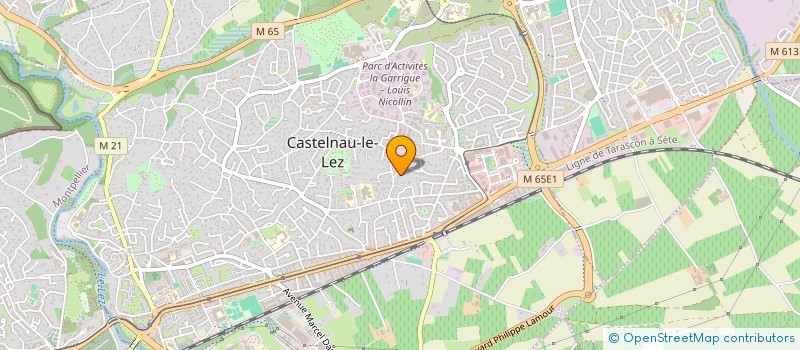 localisation de l'entreprise S.C.M. à CASTELNAU-LE-LEZ
