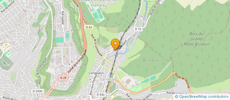 localisation de l'entreprise S.C.M CABINET MEDICAL PASTEUR  DARNETAL