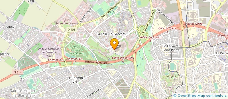 localisation de l'entreprise S.C.M DBC à CAEN