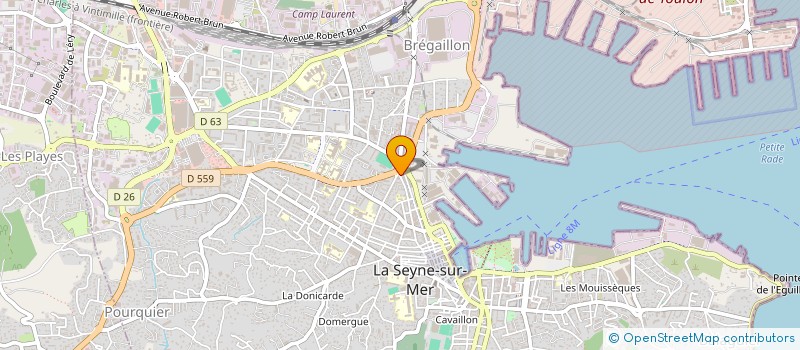 localisation de l'entreprise S.C.M DE L'ARCHE à LA SEYNE-SUR-MER
