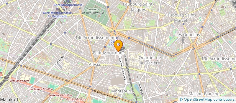 localisation de l'entreprise S.C.M. DES DOCTEURS BIGORGNE ROYER RUSS ROUXEL BIENVENU-PERRARD ET MARCHAND à PARIS