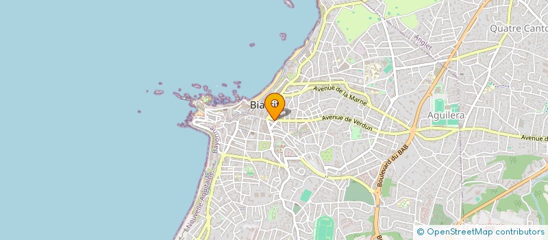 localisation de l'entreprise S.C.M. DES DOCTEURS GUERIN ET ROGNON LARDIN à BIARRITZ