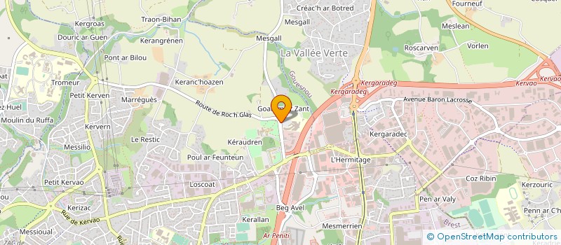 localisation de l'entreprise S.C.M. DES GYNECOLOGUES DU 385 à BREST