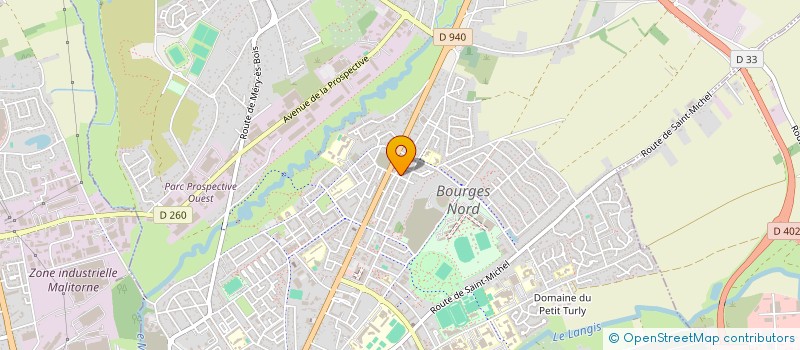 localisation de l'entreprise S.C.M. ESPRIT 2  BOURGES