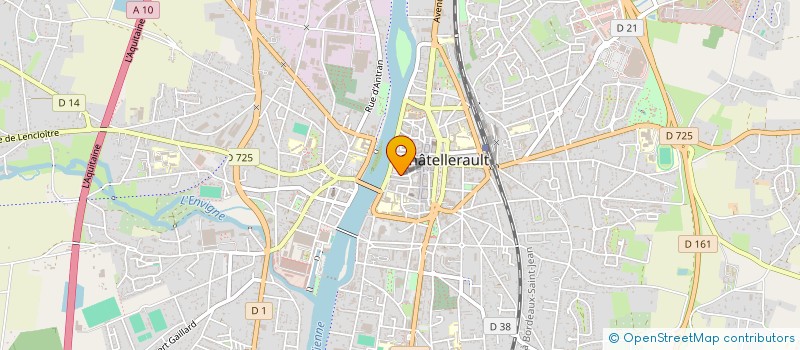 localisation de l'entreprise S.C.M. J.P. - S.L. OSTEO  CHATELLERAULT