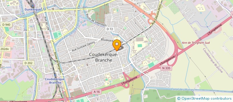 localisation de l'entreprise S.C.M KINESIS à COUDEKERQUE-BRANCHE