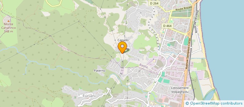 localisation de l'entreprise S.C.M. LOGIQUAL à BASTIA