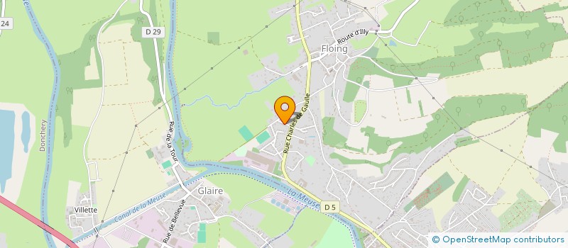 localisation de l'entreprise S.C.M. MK-RILINE  GLAIRE