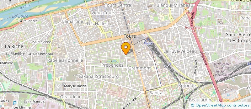 localisation de l'entreprise S.C.M. MOUDENS GREG-ISA  TOURS