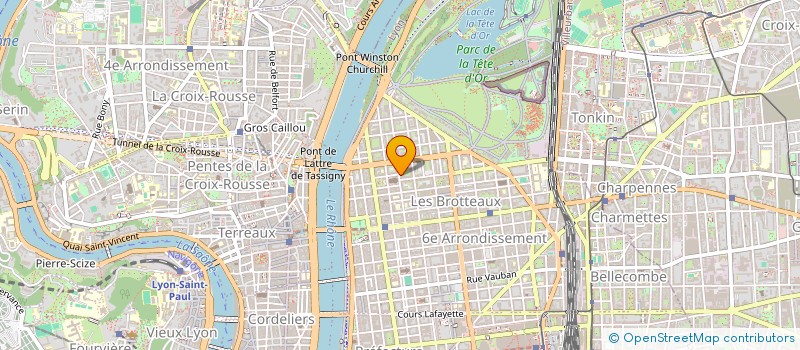 localisation de l'entreprise S.C.M. O.P.M.  LYON