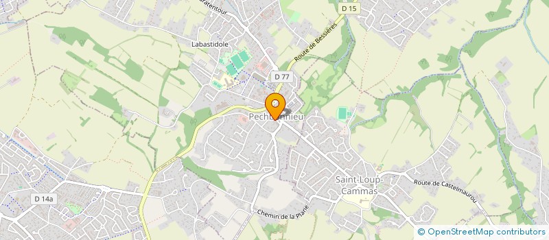 localisation de l'entreprise S.C.M. OBJECTIF SANTE  PECHBONNIEU