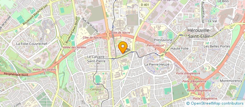 localisation de l'entreprise S.C.M OSTEO ET MIEUX-ETRE à CAEN