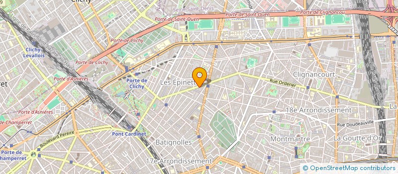 localisation de l'entreprise S.C.M.V.  PARIS