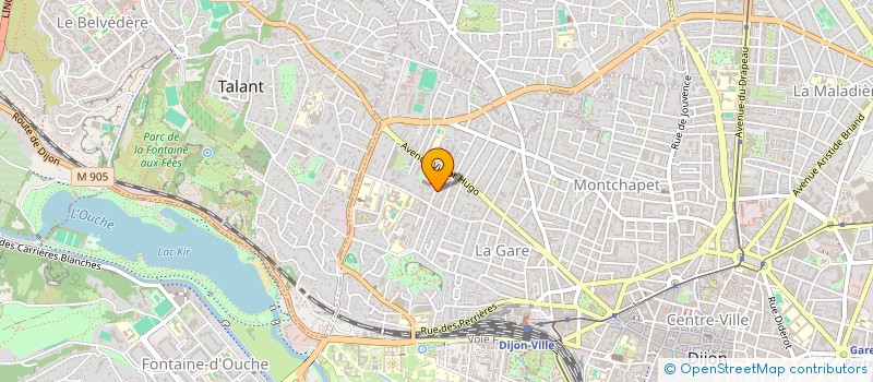 localisation de l'entreprise S.C. MENNETTE à DIJON