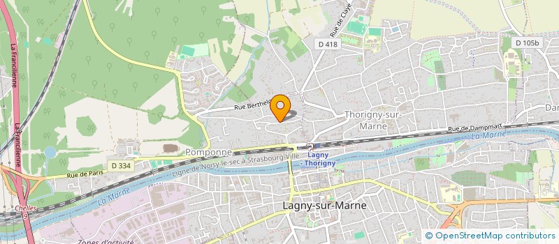 localisation de l'entreprise S.C MHAJ  POMPONNE