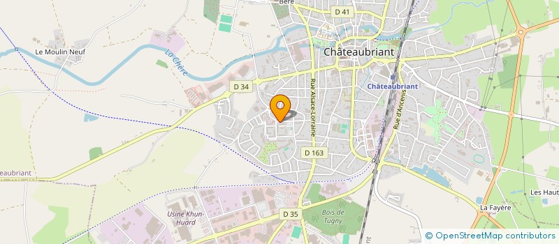 localisation de l'entreprise S C N  CHATEAUBRIANT