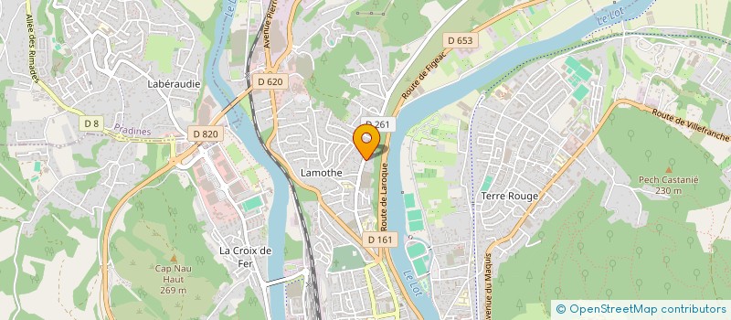 localisation de l'entreprise S C NAPA  CAHORS