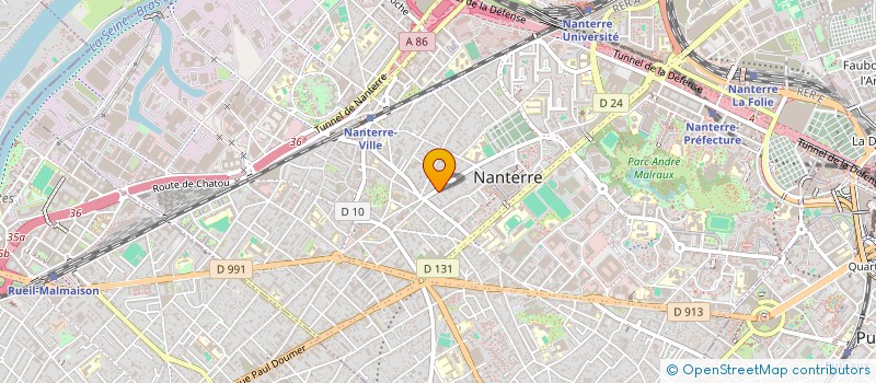 localisation de l'entreprise S C O R E  NANTERRE