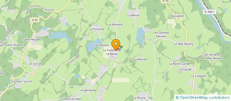 localisation de l'entreprise S.C.O.T  ST-LEONARD-DE-NOBLAT