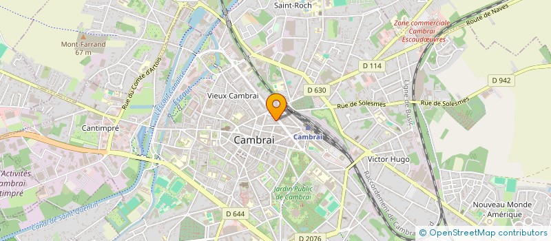 localisation de l'entreprise S.C. OKAMI à CAMBRAI