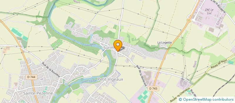 localisation de l'entreprise S.C. OPALINE  NIORT