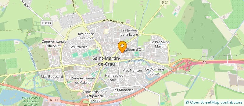 localisation de l'entreprise S.C.P. ANDRE & SERVOLLES à SAINT-MARTIN-DE-CRAU