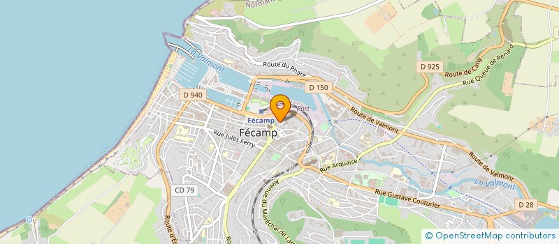 localisation de l'entreprise S.C.P. BILLET à FECAMP