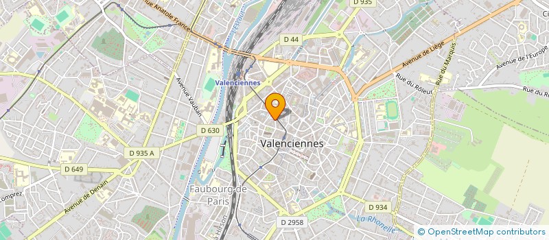 localisation de l'entreprise S.C.P. BTP à VALENCIENNES