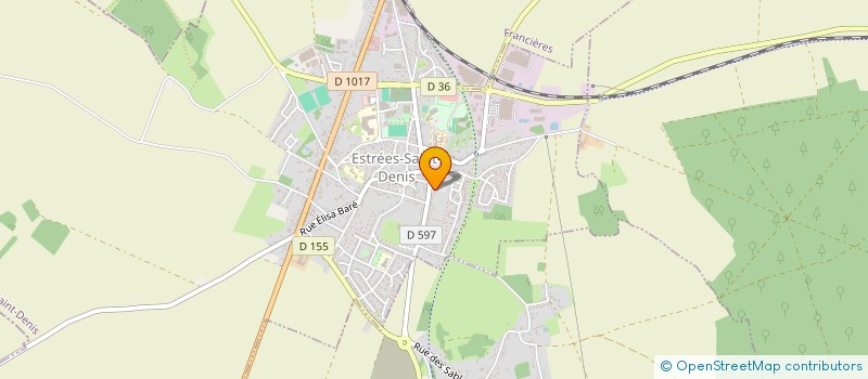 localisation de l'entreprise S.C.P. D'INFIRMIERES LOISEAUX-DENIZE-GOSSE  ESTREES-SAINT-DENIS