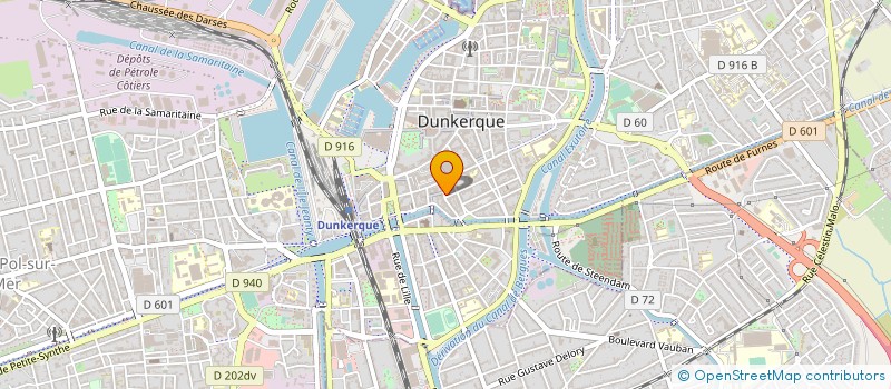 localisation de l'entreprise S C P DEBEUGNY CORTIER à DUNKERQUE