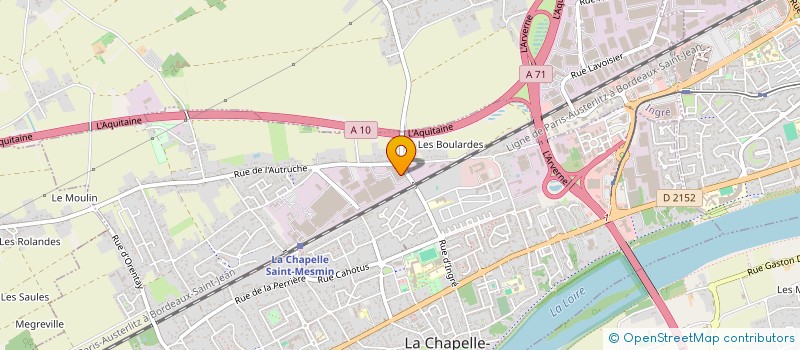 localisation de l'entreprise S.C.P.E.  LA CHAPELLE-SAINT-MESMIN