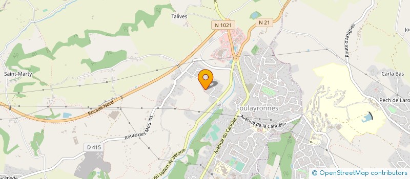 localisation de l'entreprise S.C.P.E  FOULAYRONNES