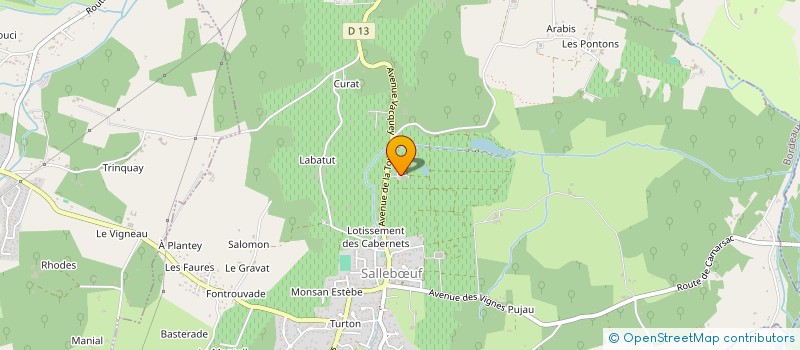 localisation de l'entreprise S.C.P.L.T  SALLEBUF