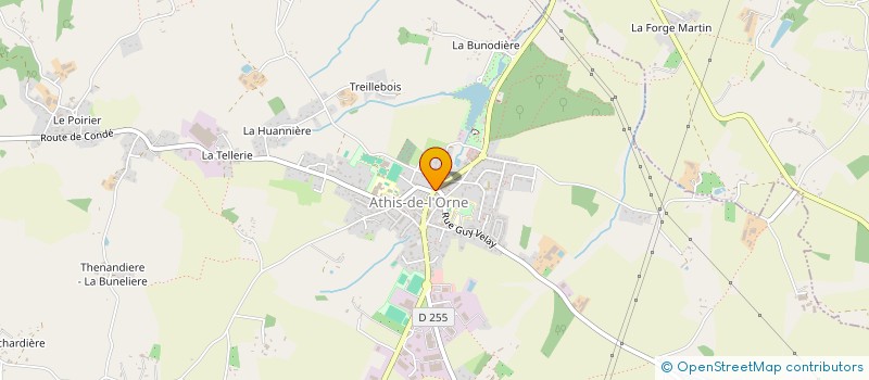 localisation de l'entreprise S.C.P. LOUVEAU-DUFRESNE-THEROUIN à ATHIS-VAL DE ROUVRE