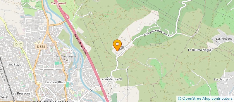 localisation de l'entreprise S C P M  SALON-DE-PROVENCE