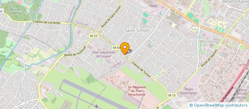 localisation de l'entreprise S.C.P. MULTISERVICES à TOULOUSE
