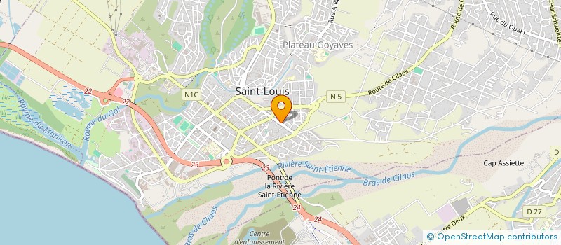 localisation de l'entreprise S C P O I  SAINT-LOUIS